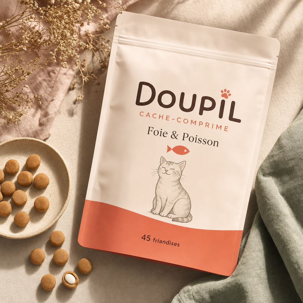 La Box Doupil et ses friandises cache-comprimé